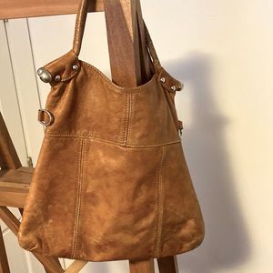 Vintage leather handbag